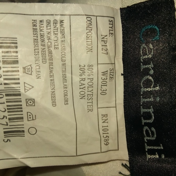 Alberto Cardinali 30x29 Mens Normcore Gray Dress Pants - Picture 6 of 6